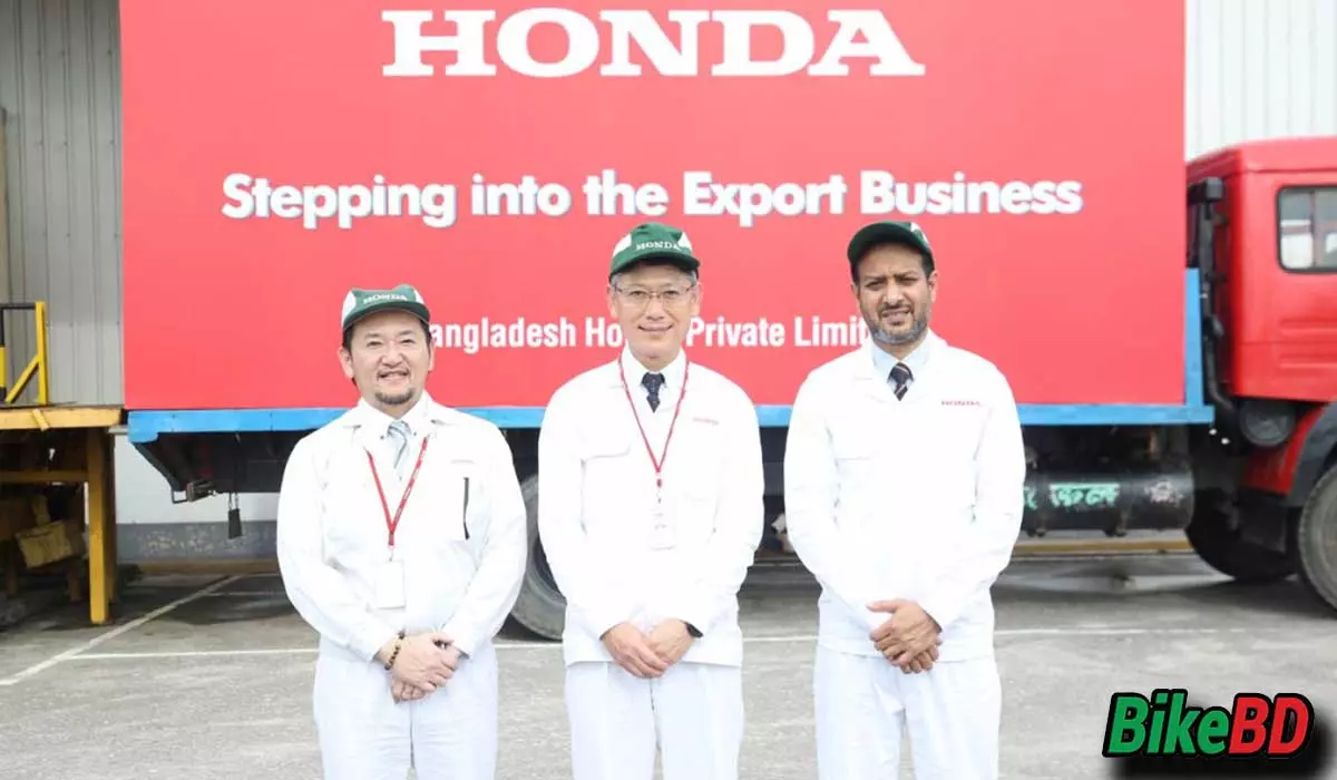 honda export from bangladesh